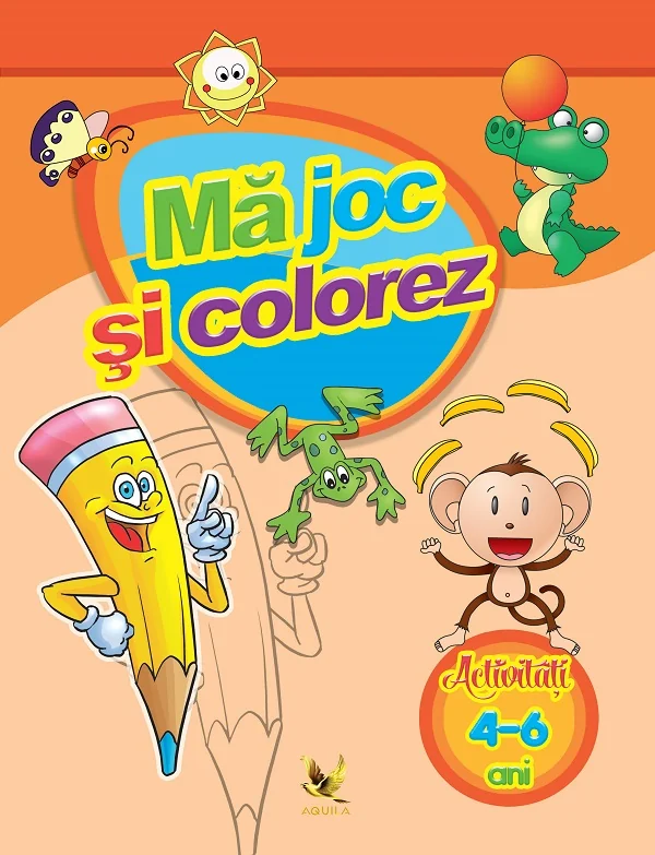 Ma joc si colorez 4-6 ani