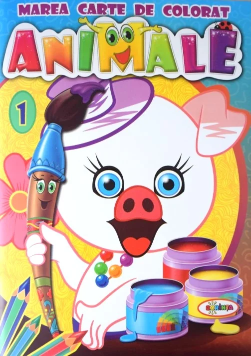 Marea carte de colorat: Animale vol.1
