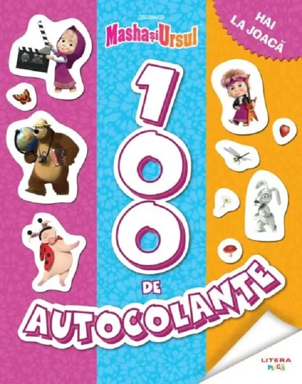 Masha si Ursul. 100 de autocolante. Hai la joaca