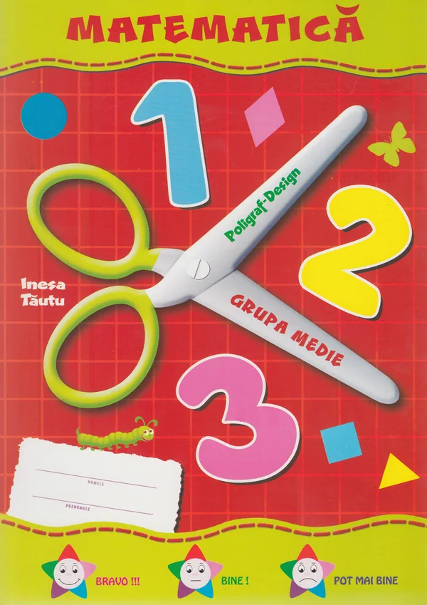 Matematica Grupa mijlocie 4-5 ani (mapa)