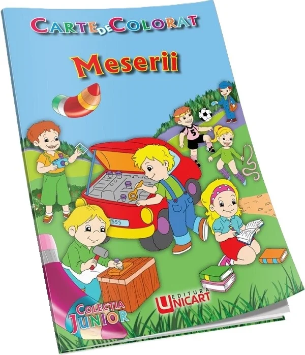 Meserii. Carte de colorat
