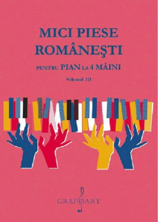 Mici piese romanesti pentru pian la 4 maini Vol.3