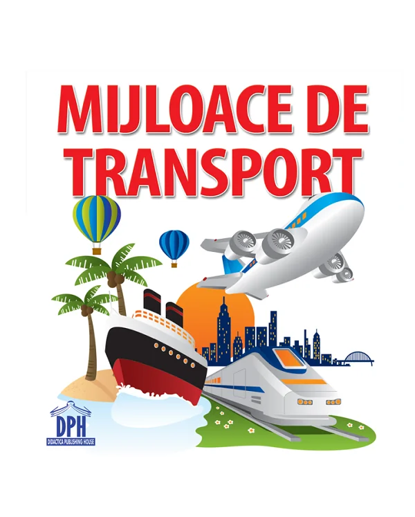 Mijloace de transport. Carte pliata