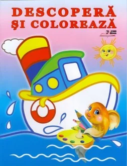Mijloace de transport. Descopera si coloreaza