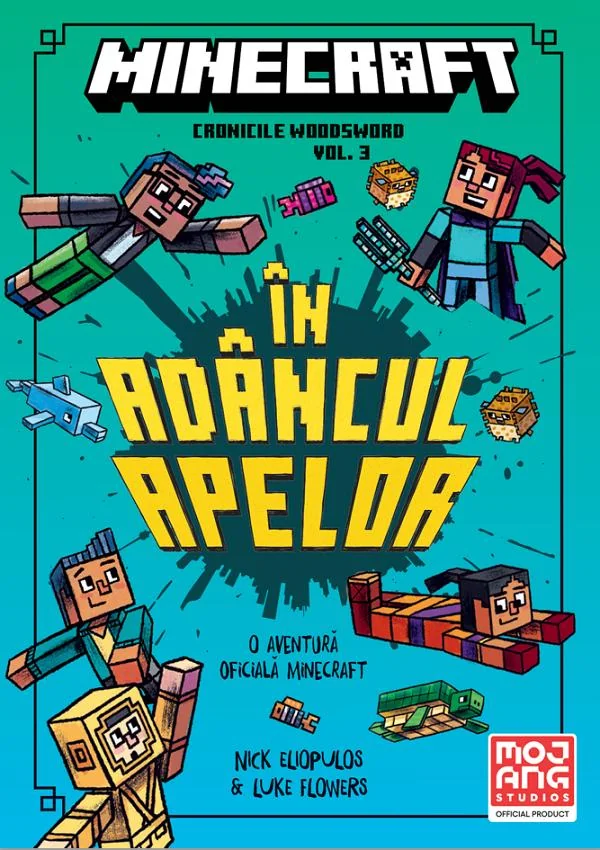 Minecraft: In adancul apelor. Seria Cronicile Woodsword Vol. 3