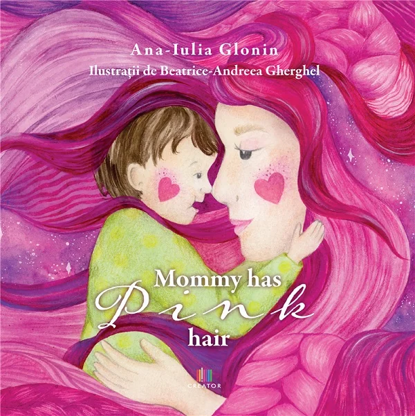 Mommy has pink hair