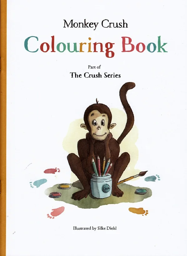 Monkey Crush. Colouring Book