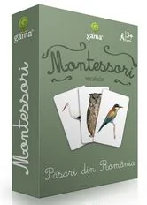 Montessori. Vocabular: Pasari din Romania