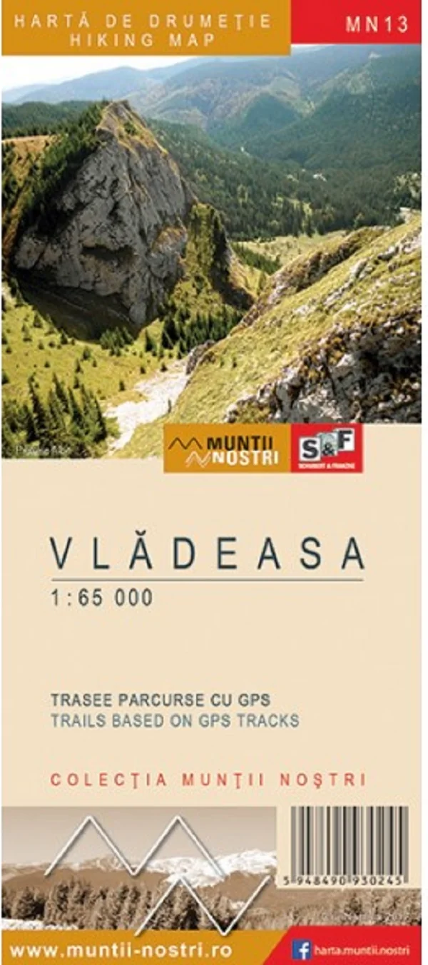 Muntii Vladeasa. Harta de drumetie. Muntii nostri