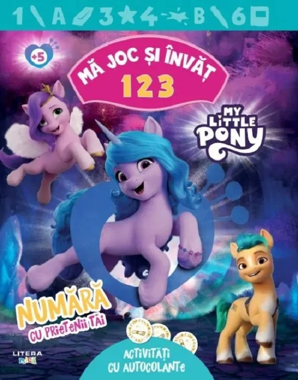 My Little Pony. 1 2 3. Numara cu prietenii tai
