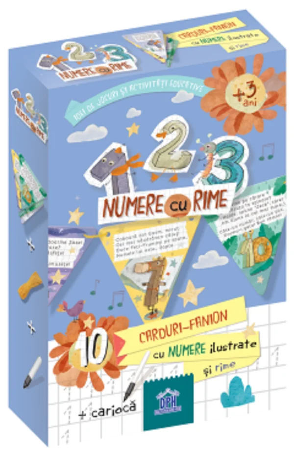 Numere cu rime Joc educativ. 3 ani+