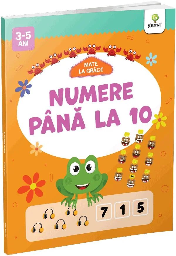 Numere pana la 10. Mate la gradi 3-5 ani