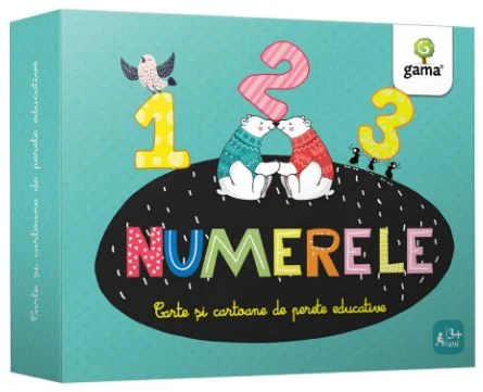 Numerele - Cartoane de perete educative si decorative