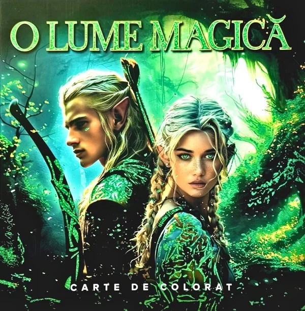 O lume magica. Carte de colorat