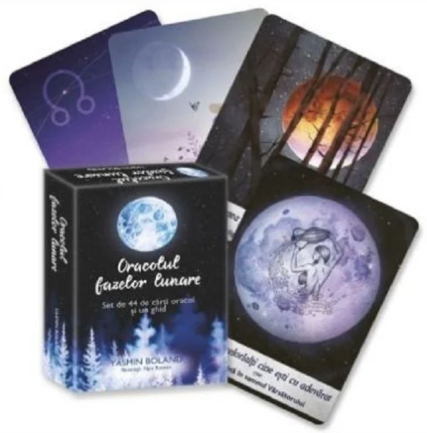 Oracolul fazelor lunare. Set de 44 de carti, oracol si un ghid