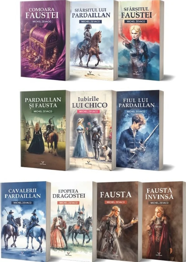 Pachet 10 volume: Cavalerii Pardaillan