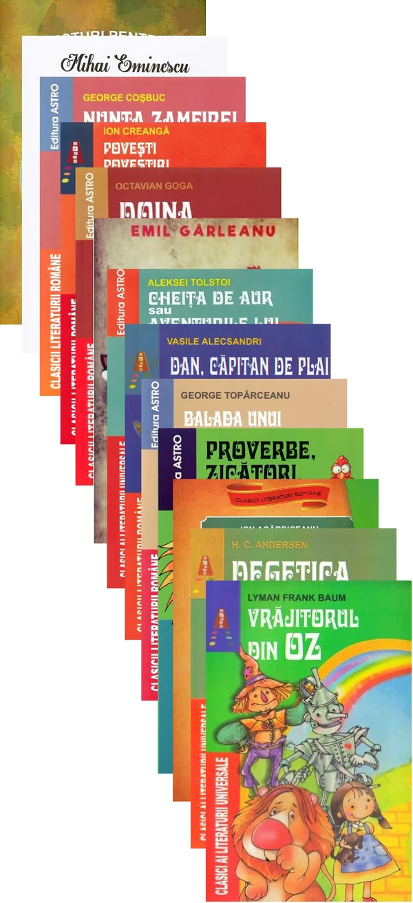 Pachet 13 carti pentru vacanta elevilor - Clasa 2