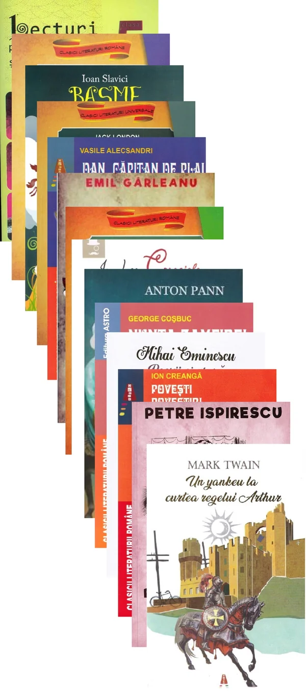 Pachet 14 carti pentru vacanta elevilor - Clasa 5