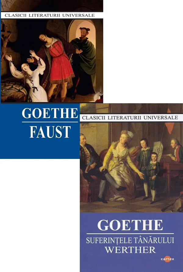 Pachet 2 carti: Faust +  Suferintele tanarului Werther