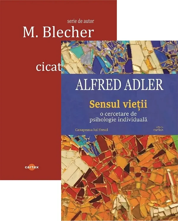 Pachet 2 carti: Inimi cicatrizate + Sensul vietii - Max Blecher, Alfred Adler