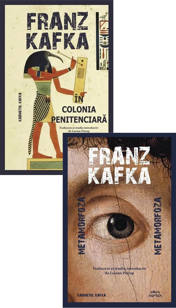 Pachet 2 carti: Kabinetul Kafka. Metamorfoza + In colonia penitenciara