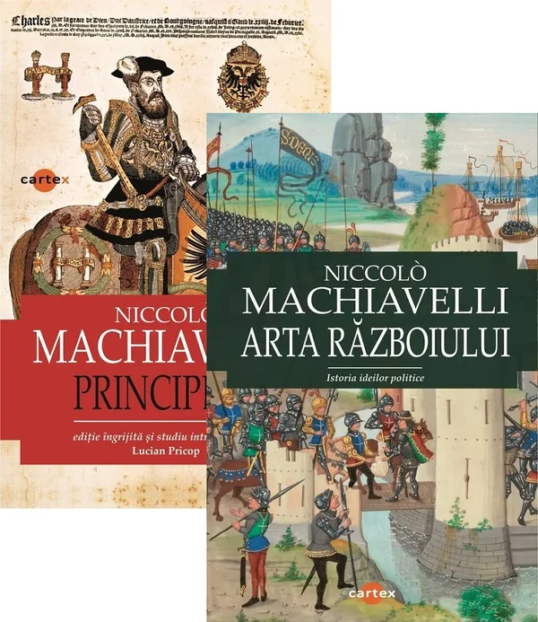 Pachet 2 carti: Niccolo Machiavelli. Principele + Arta razboiului
