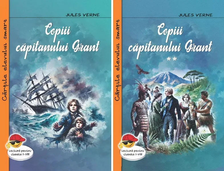 Pachet 2 volume: Copiii capitanului Grant