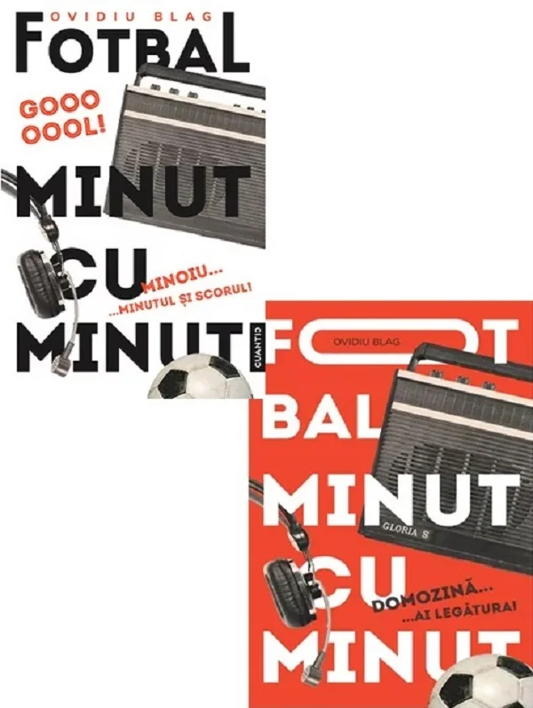 Pachet 2 volume: Fotbal minut cu minut