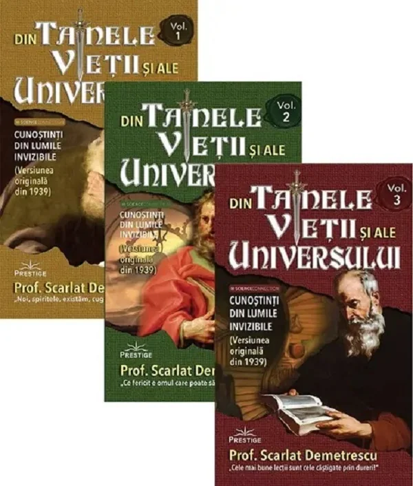 Pachet 3 volume. Din tainele vietii si ale Universului