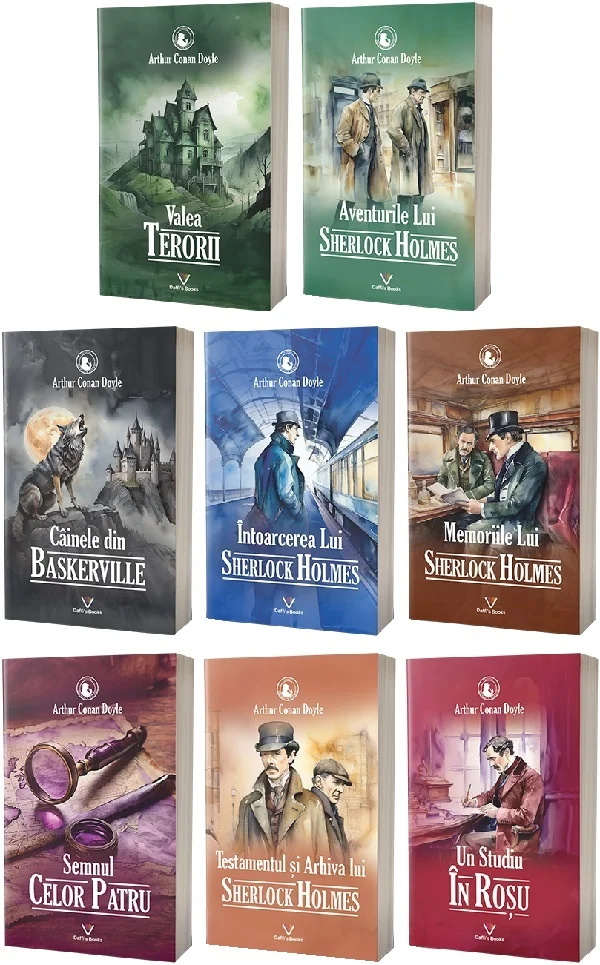 Pachet 8 volume: Sherlock Holmes