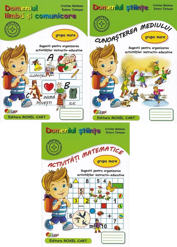 Pachet educational 3 carti - Grupa mare