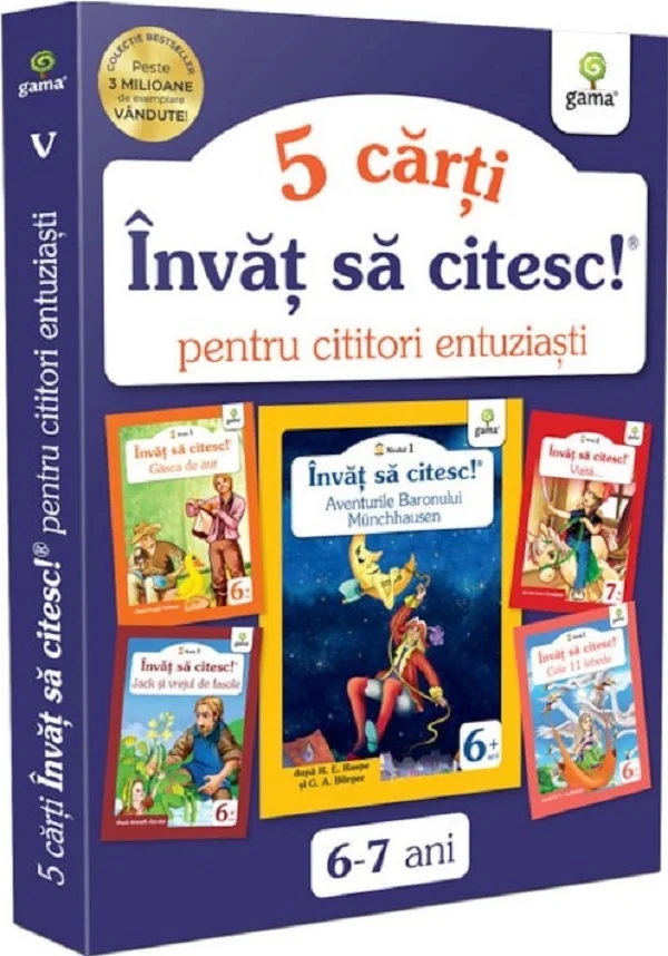 Pachet Invat sa citesc: Cititori entuziasti. Vol.5