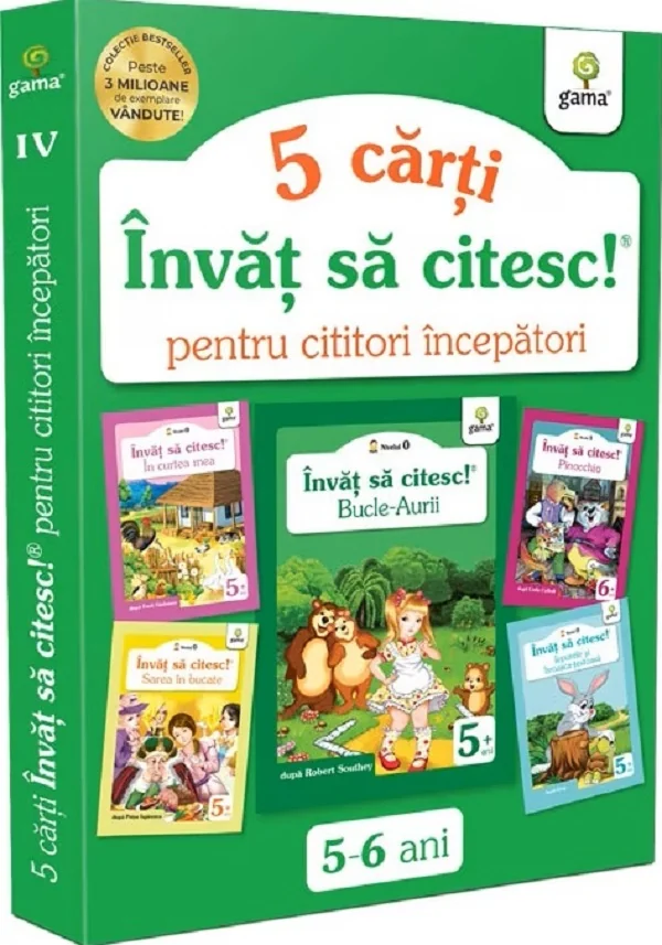 Pachet Invat sa citesc pentru cititori incepatori Vol.4