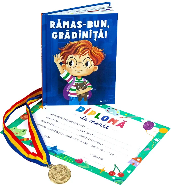 Pachet: Ramas-bun, gradinita! + Diploma + Medalie