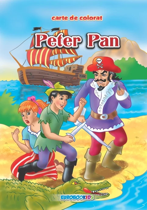 Peter Pan - Carte de colorat