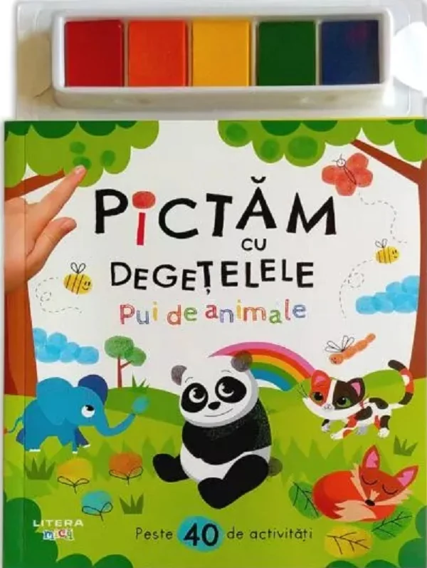 Pictam cu degetelele. Pui de animale