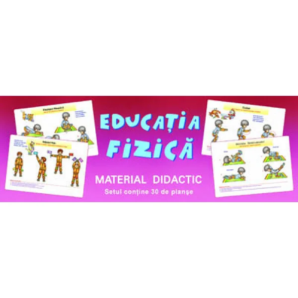 Planse. Educatie fizica (30 fise)