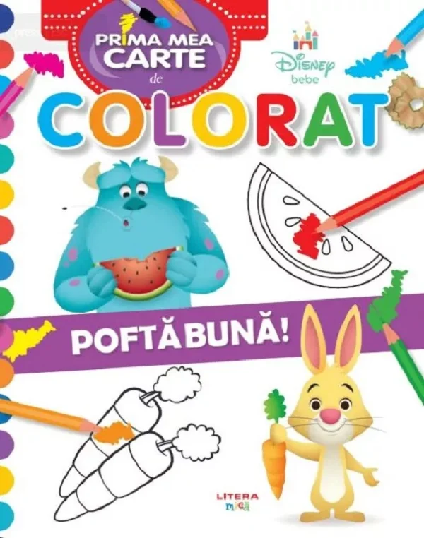 Pofta buna! Prima mea carte de colorat