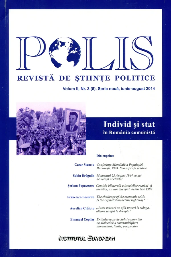 Polis Vol.2 Nr.3 (5) Serie noua iunie-august 2014. Revista de stiinte politice