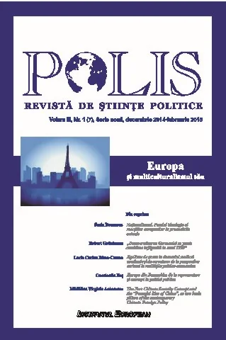 Polis Vol.3 Nr.2(8) Serie Noua  Martie-Mai 2015 Revista De Stiinte Politice