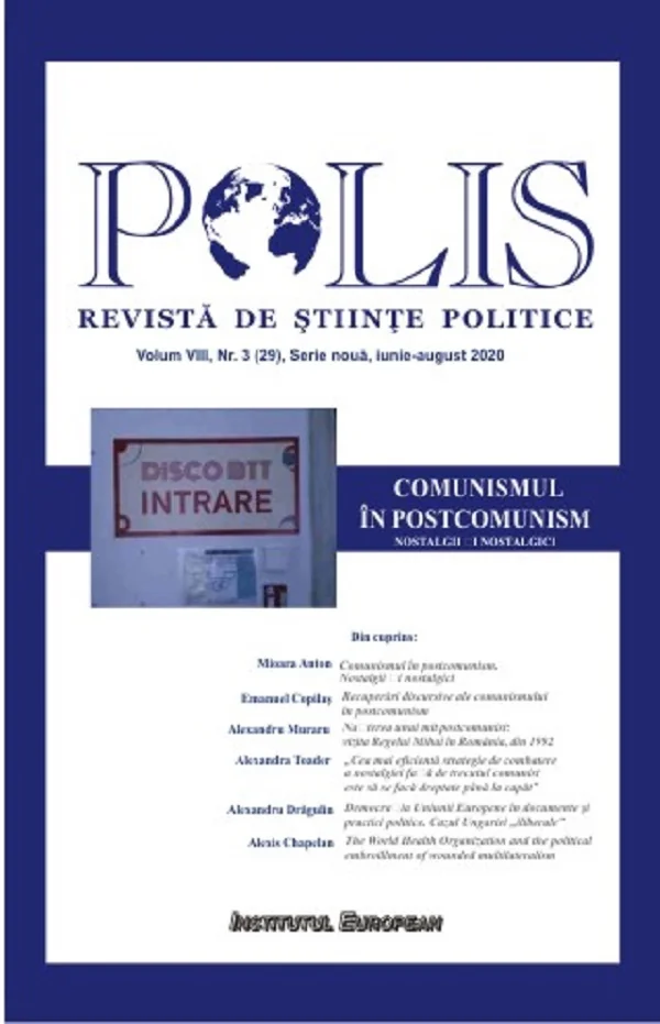 Polis Vol.8 Nr.3(29) Serie noua iunie-februarie 2020
