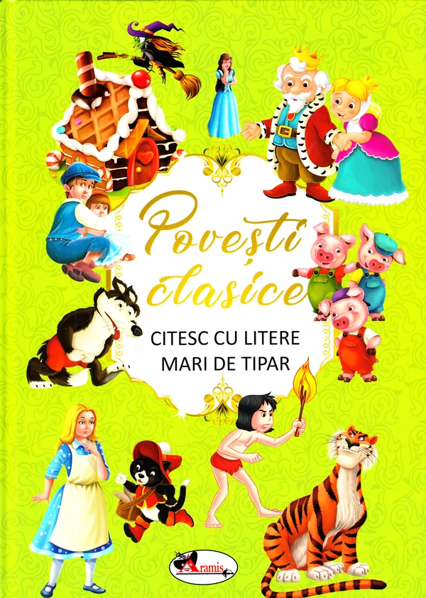 Povesti clasice. Citesc cu litere mari de tipar