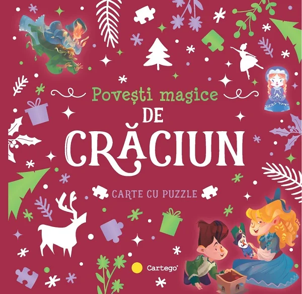 Povesti magice de Craciun. Carte cu puzzle
