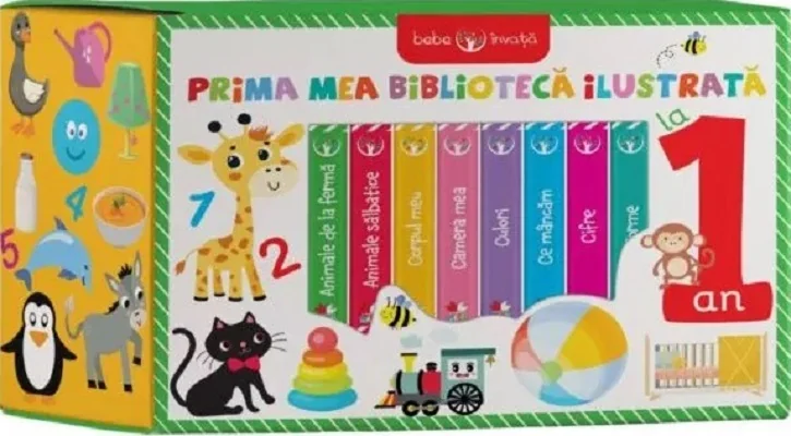 Prima mea biblioteca ilustrata. Bebe invata