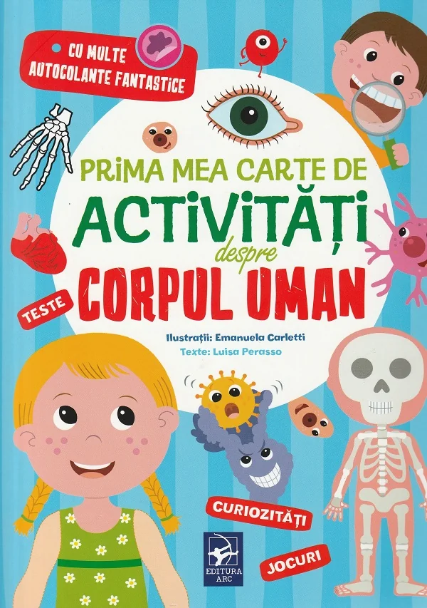 Prima mea carte de activitati despre corpul uman