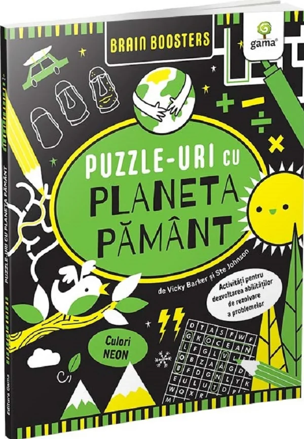 Puzzle-uri cu planeta Pamant. Brain Boosters - Vicky Barker, Ste Johnson