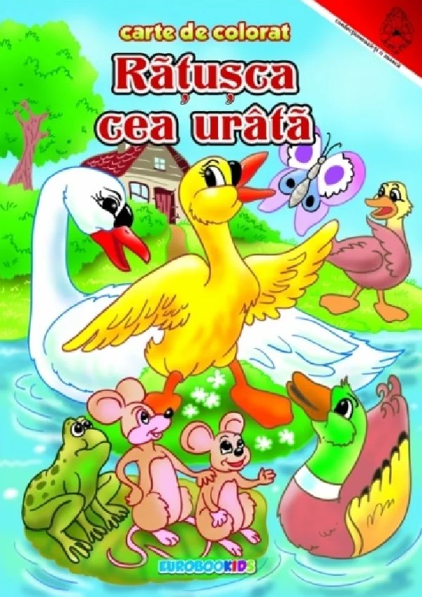 Ratusa cea urata. Carte de colorat