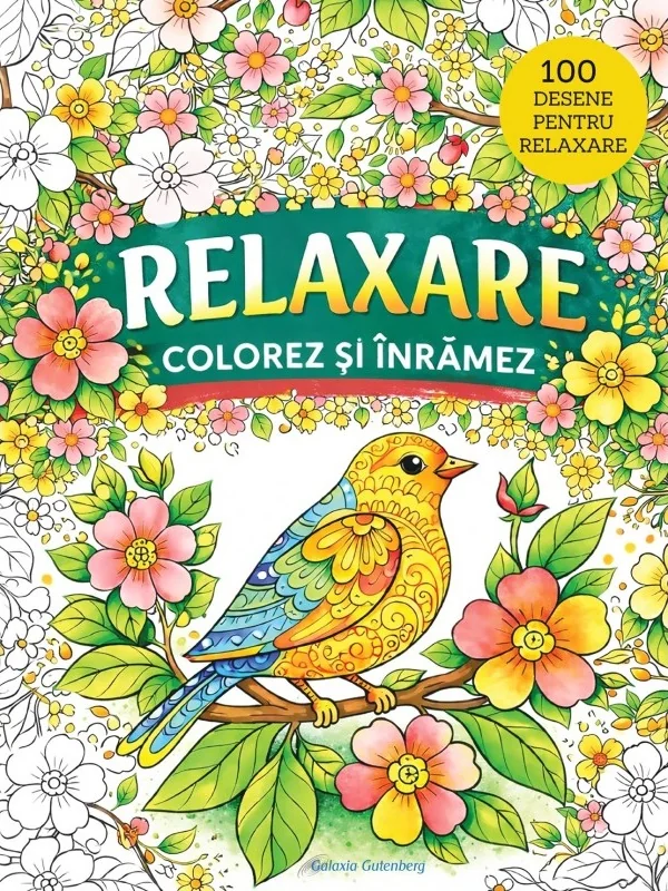 Relaxare. Colorez si inramez. 100 desene pentru relaxare