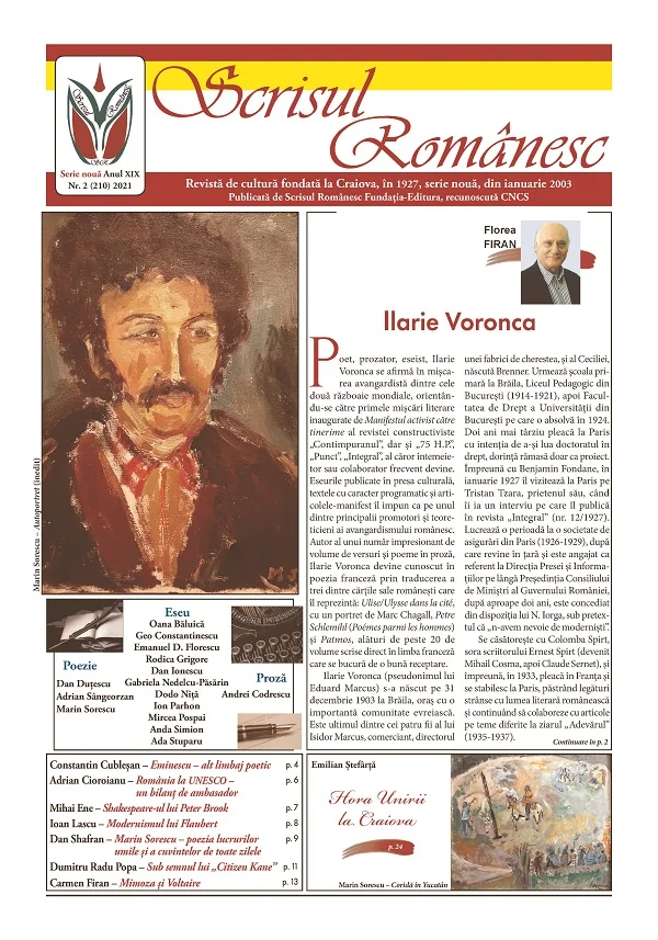Revista Scrisul romanesc Nr.2 din 2021