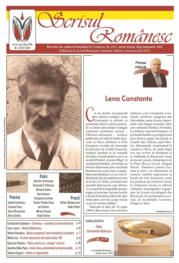 Revista Scrisul Romanesc Nr.3 din 2024